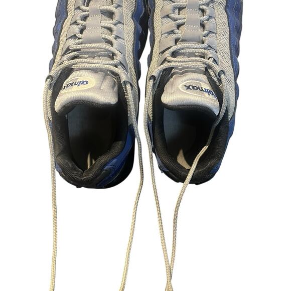 Nike Air Max 95 Essential Deep Royal Black Suede Leather (749766-023) Men's 8.5 - Picture 7 of 9